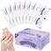 CANVALITE Nail Polish Remover Pads Non-Acetone 200pcs Nail Polish Remover Wipes, Individually Wrapped, Portable And Easy To Use, Effective Remove Nail Polish for Home &amp; Travel On-the-go