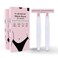 Bikini Razor for Women   Irritation-Free Shaving of Bikini Line   Japanese Nano-Precision Blade &amp; Ergonomic Handle   No Nicks, Cuts &amp; Bumps   Smooth Gentle Shave   (Pack of 2)