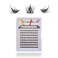 CB 100 Pcs Large Mix Tray Cluster Lashes, Mega Trio Wispy Lashes, Thin Band Wide Cluster DIY Individual Eyelashes Extension Bunche, D Curl, 11-12-13mm Mix Tray, Style A