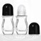 2 Pcs Glass Empty Roller Bottles, Deodorant Roll On Bottles Deodorant Containers,Roller ball deodorant container, Empty Roller Ball Bottles For Essential Oils Perfume Cosmetics(30ml) (2pcs Oval)
