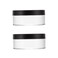 2 Pcs 50g Plastic Loose Powder Case Empty Cosmetic Powder Container Refillable Makeup Powder Jar Portable Powder Box for Travel