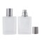2 Pcs Frosted Glass Perfume Bottles Empty Refillable Perfume Spray Bottles Fine Mist Cosmetic Container for Travel 50ml