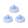 3 Pcs Baby Powder Puffs Fluffy Body Powder Puffs Powder Makeup Puffs Smooth Loose Powder Puffs Cosmetic Powder Pads with Handle Blue