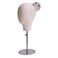 CHADWICK Wig Head Stand with Mannequin Head, 21 Inch Wig Stand, Fabric Head Hat Stands, Manikin Head Block, Wig Holder Head for Wigs Styling, Displaying, Making, Retractable Pole, Height 19-24 Inches