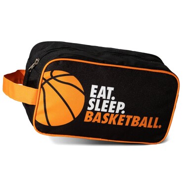 ChalkTalkSPORTS Basketball Accessory Bag   Travel Bag Dopp Kit   Eat Sleep Basketball