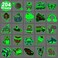 204 PCS Individually Wrapped Luminous Temporary Tattoos for Kids - Glow in The Dark Fun Tattoos for Boys Girls Birthday Party Favors Goodie Bag Fillers