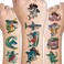 Summer Shark Tattoos for Kids - 14 Sheets Shark Pool Party Temporary Tattoos for Boys Birthday Party Favors Goodie Bag Fillers