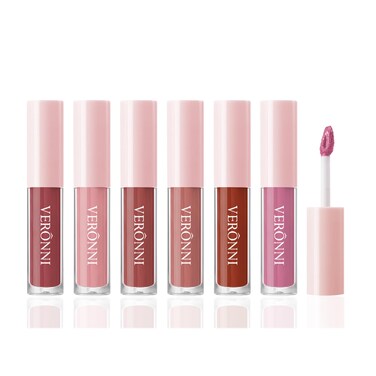 6Pcs Matte Liquid Lipstick Set，Long-Lasting Wear Non-Stick Cup Not Fade Waterproof Lip Gloss Set Lipstick for Women(Group A)