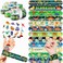 48 PCS Dinosaur Party Favors 24PCS Tattoos 24PCS Slap Bracelets Wristbands Perfect for Dino Themed Birthday Baby Showers or Classroom Rewards Ideal Decor and Gifts for Girls and Boys