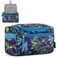 Choco Mocha Kids Toiletry Bag for Boys, Travel Waterproof Hanging Toiletry Bag for Boys, Dinosaur, Blue