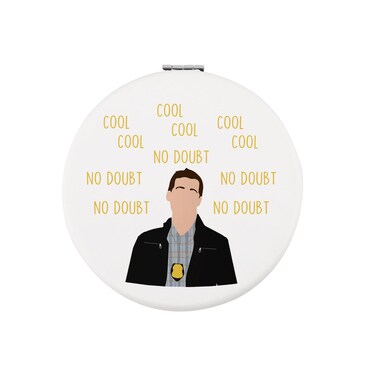 CHOORO Brooklyn 99 TV Show Gift Brooklyn 99 Fans Gift Cool Cool No Doubt Pocket Mirror (no Doubt M)