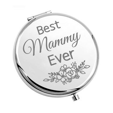 CHOORO Mammy Gift Best Mammy Ever Pocket Mirror Mammy Present Mammy Birthday Gift (Mammy mirror)