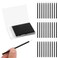 Disposable Lip Brushes,50Pcs Disposable Nail Brush Applicators, Lip Brushes Lipstick Lip Gloss Wands for Makeup PYO Cookie Paint Brushes (Black)