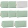 Bridesmaid Proposal Gifts Letter Cosmetic makeup bag bulk for Wedding Party Favors Bachelorette party decorations Toiletry Organizer Bag Makeup Case Gift (8, White&amp;Sage Green)