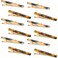 Cobahom 12Pcs Hair Clips Metal Duckbill Clips Leopard Print Hair Clips Teeth Hair Pins Chic Tortoise Shell Hair Barrettes for Women and Girls