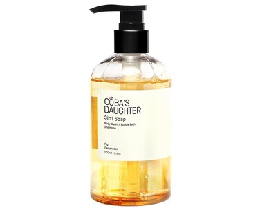 COBA'S DAUGHTER Fig &amp; Cedarwood 3-in-1 Soap   Body Wash, Hand Wash, Bubble Bath   Cleanse, Nourish &amp; Soften Skin with Inulin &amp; Seaweed Extract   (16.9oz)