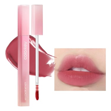 COLORKEY Soft Matte Water Lip Tint, Matte Finishs, Long-Lasting, Moist Fit Without Stickiness, Moisturized, Waterproof, Liquid Lipstick, Nude lip color (P333 Milk Pink)