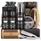Isner Mile Beard Grooming Kit for Men Beard Care Kit with Beard Shampoo, Beard Oil, Balm, Brush, Comb, Scissors &amp; Storage Bag Father's Day, Christmas &amp; Birthday Gifts for Men Stocking Stuffers for Him