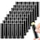 100 Pcs 5g Plastic Lipstick Tube Empty Black Lip Balm Tubes Containers Lip Gloss Storage Container Holder with Caps for DIY Lip Balm Cosmetic