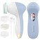 COSLUS Facial Cleansing Brush Face Scrubber: Rechargeable Electric Spin IPX7 Waterproof Cleanser Brush - 2 Rotational Directions 3 Speeds Adjustable for Men Women