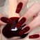 Cherry Red Nail Polish, 12ml Red Quick Dry Nail Lacquer for Nail Art Varnish, 0.41 fl oz