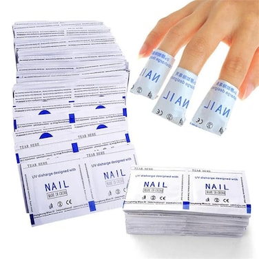 Nail Polish Remover Pads Individually Wrapped 50 Pack - Acetone Free Nail Polish Remover Wipes with Aloe and Panthenol - Non Toxic Gel Fingernail Polish Removal