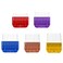 COSYONALL Animal Stainless Steel 5 Color Dog Guide Comb Set,Cutting Length 1/8"-5/8" for 10#/15#/30# A5 Detachable Blade,Compatible with Andis, Oster A5, Wahl KM Series Clipper Guards