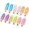 No Crease Creaseless No Bend Hair Clips For Styling Non Slip Flat Clips For Makeup Hair Accessories For Women,Bright Pink Purple,12 PCS