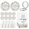 12 Set Inspirational Gifts for Women Bulk Motivational Compact Mirror Makeup Pocket Mirror for Purse Double Sided Folding Mirror Inspirational Gift Cards with Bag for Women