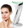 Facial Massager for Face and Neck, Face Massager Tool for Skin Care at Home, Red-Light-Therapy-for-Face and Neck Thermal, and Vibration Technologies (White)