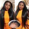 CYNOSURE 8x5 Ready to Wear Glueless Wig Human Hair Pre Plucked Pre Cut Straight Lace Front Wigs Human Hair 180 density No Glue HD Transparent Pre Cut Lace Wigs For Beginners (28)