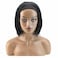 Headband Braided Wigs for Black Women Heat Resistant Fiber Soft Synthetic Short Bob Box Braided Wig with Bangs African American Braided Wigs (10 inches, Headband wig)
