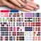 DANNEASY 30 Sheets Nail Polish Strips for Women Full Nail Wraps Gel Nail Strips Self Adhesive Nail Polish Stickers Stick On Nails Fingernails Manicure Sticker Nail Art Accessories with Nail File