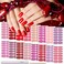 DANNEASY 16 Sheets Solid Color Nail Polish Strips Glitter Nail Wraps Gel Nail Strips Self Adhesive Nail Polish Stickers for Women Fingernails Nail Art Accessories with Nail File, Cuticle Stick