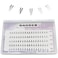 Bottom Lash Clusters DIY Eyelash Extensions - DAODER 90pcs Wispy Natural Look Clear Band Lashes for Bottom Eyelashes 6mm