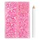 4000pcs Resin AB Flatback Rhinestones for Nails Art Crafts Glitter 2/3/4/5/6mm Round Jelly Rhinestones in A Box with Pickup Pen,Shine Crystals for Face Eye Makeup and Clothes Shoes DIY(Pink)