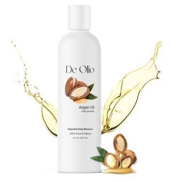 Argan Oil of Morocco   100% Pure &amp; Natural Cold Pressed Argan Oil for Hair, Skin, Face   Refined Moroccan Hair Oil for Moisturizing &amp; Strengthening   8fl. oz. (237mL)