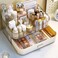 Clear Makeup Organizer with Stackable Drawer, Cosmetic Storage Display Case for Vanity, Bathroom Countertop or Dresser,Counter top Holder for Lipstick, Brushes, Lotions, Eyeshadow, Nail Polish