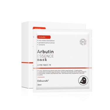 DEleventh Korea &alpha;-Arbutin Essence Facial Mask 30ml&times;5pcs / Anti-Wrinkle, Moisturizing, and Balancing Skin Moisture and Oil for Elastic and Tender Skin, Reduce Rough Dry Lines and Remove Blackheads