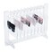 Acrylic Nail Art Display Boards Clear Nails Tips Charm Sample Display Stand with 10pcs Hangers Nail Art Display Rack False Nail Organizer for Salon Nails Art Design Practice Manicure Tool