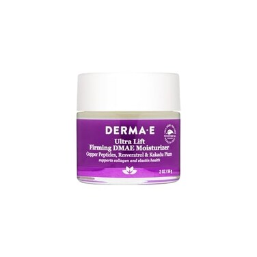 Derma E Firming DMAE Moisturizer - Copper Peptides, Resveratrol &amp; Kakadu Plum - Supports Collagen and Elastin Health&ndash; Vegan Facial Skin Care, 2oz