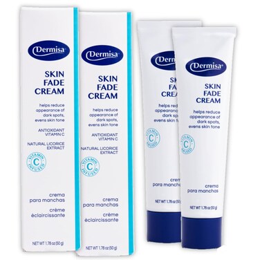 Skin Fade Cream with Vitamin C   Helps Reduce Dark Spots and Age Spots   All Skin Types   1.78 OZ   Pack of 2