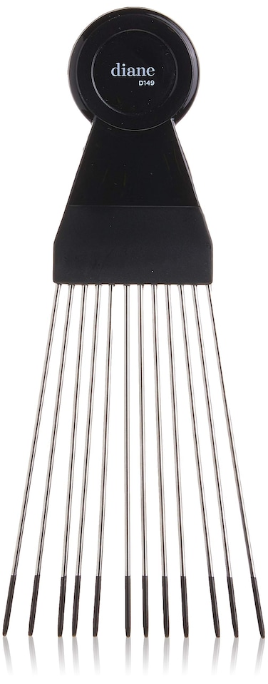 Diane Fan Pick Comb, Black, Large (D149)