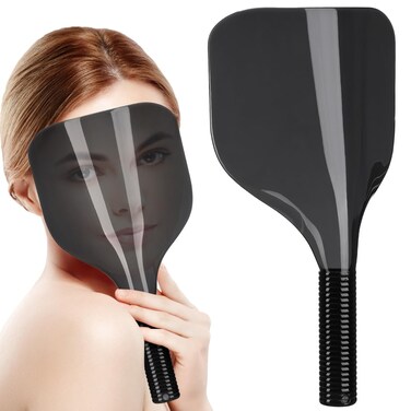 Barber Hair Salon Face Sheild Hand-held Hair Mask for Hairspray, Hair Gel Hair Spray Protector for Hairdressing Haircut Hair Stylist Cutting Makeup