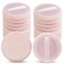 Pink Powder Puff Cotton Round Makeup Powder Puffs Velour Loose Powder Puffs Face Body Powder Puffs for Loose and Foundation Cosmetic Powder 18Pcs (Pink)