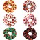 Basketball Girls Gifts Sport Basketball Scrunchies for Hair Velvet Basketball Hair Ties Accessories for Women Girls Soccer Hair Scrunchies Basketball Hair Bands