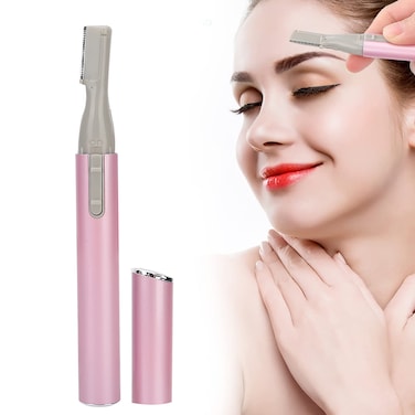 Dioche Electric Eyebrow Trimmer, Eyebrow Epilator, Eyebrow Precision Trimmer, Painless Face Hair Removal Tool, USB Hair Removal Shaver for Women,