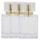 Dioche 50ml Refillable Perfume Bottle Glass Spray Transparent Liquid Empty Atomizer Container Portable Empty Glass Perfume Atomizer Bottle(gold)