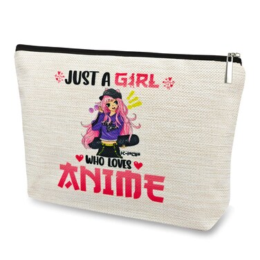 Anime Gifts for Women &amp; Girls - Birthday Decorations, Merch Makeup Bags, Party Favors &amp; Travel Cosmetic Pouches