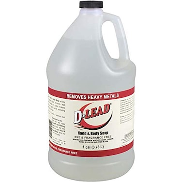 D-Lead Hand &amp; Body Soap, Dye &amp; Fragrance-Free, 1 Gallon, 4221ES-001